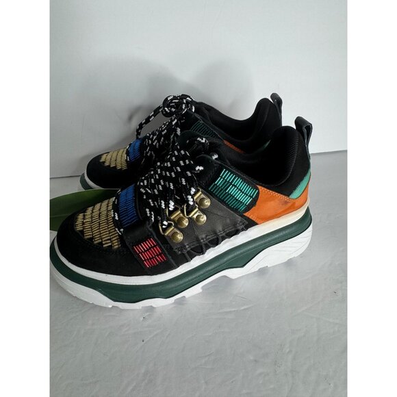 FARM Rio Black Beaded Suede Sneakers Women's Size EU 36 US 6 NWT - Picture 4 of 8